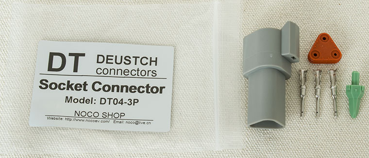 DT 3-WAY CONNECTOR Connector, ClubCar IQ Motor Connector